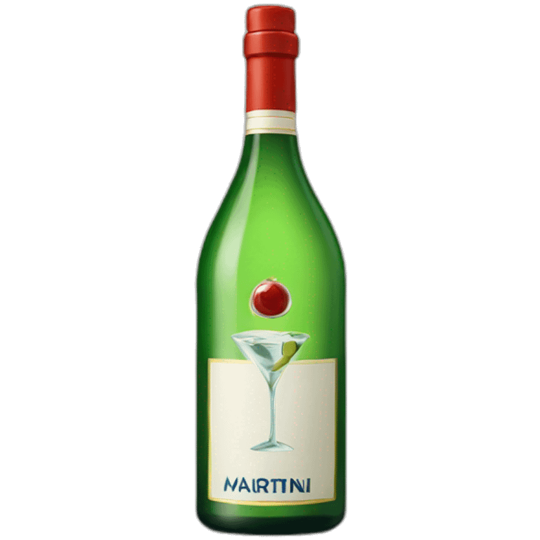 bottle of martini  emoji