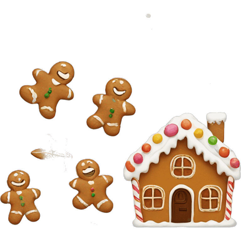 Ginger bread house emoji