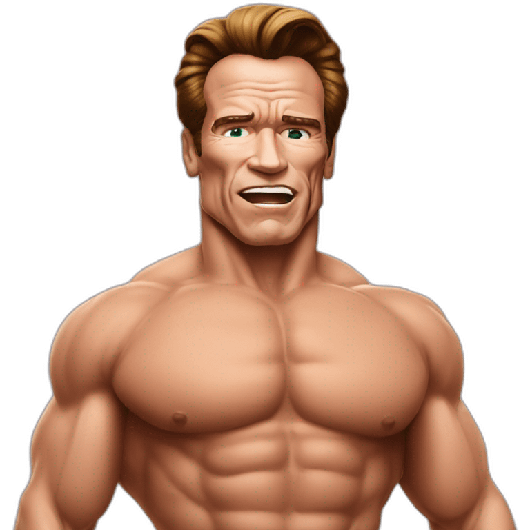 Arnold schwarzenegger culturista emoji