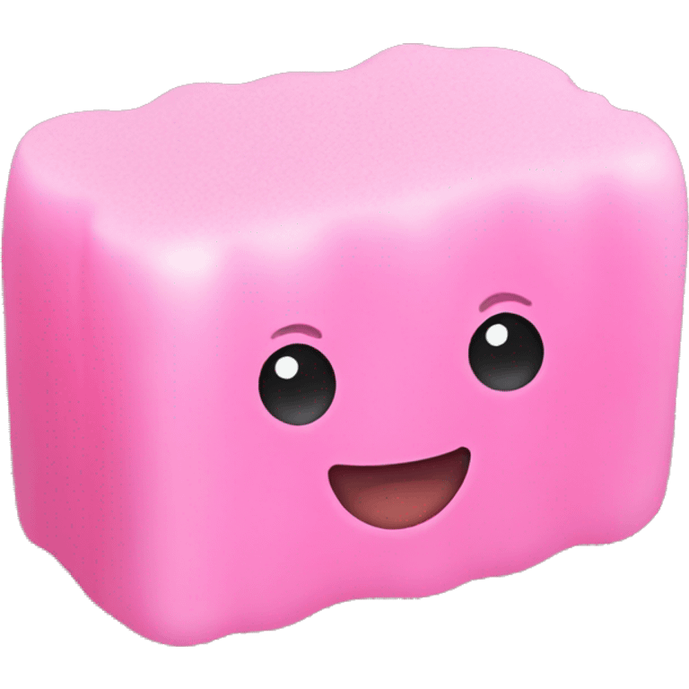 pink soap emoji