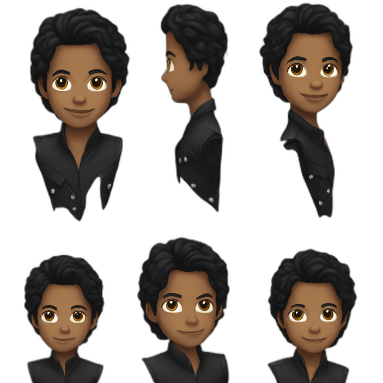 Young Michael jackson emoji