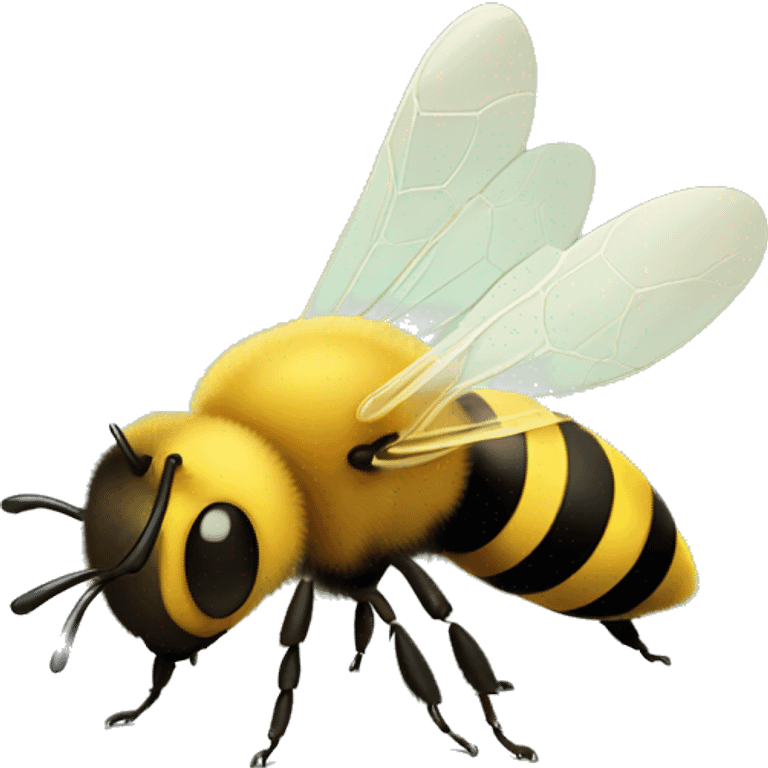 Bee with fat legs  emoji