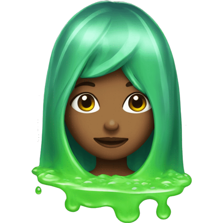 Girl in slime emoji