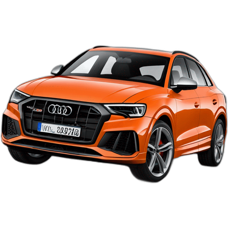 audi rsq3 pulse orange front emoji