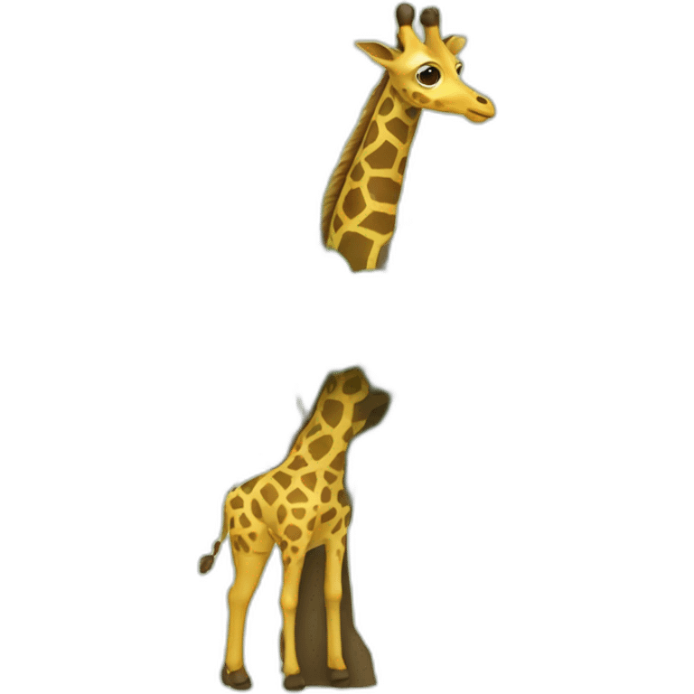 Tree giraffe emoji