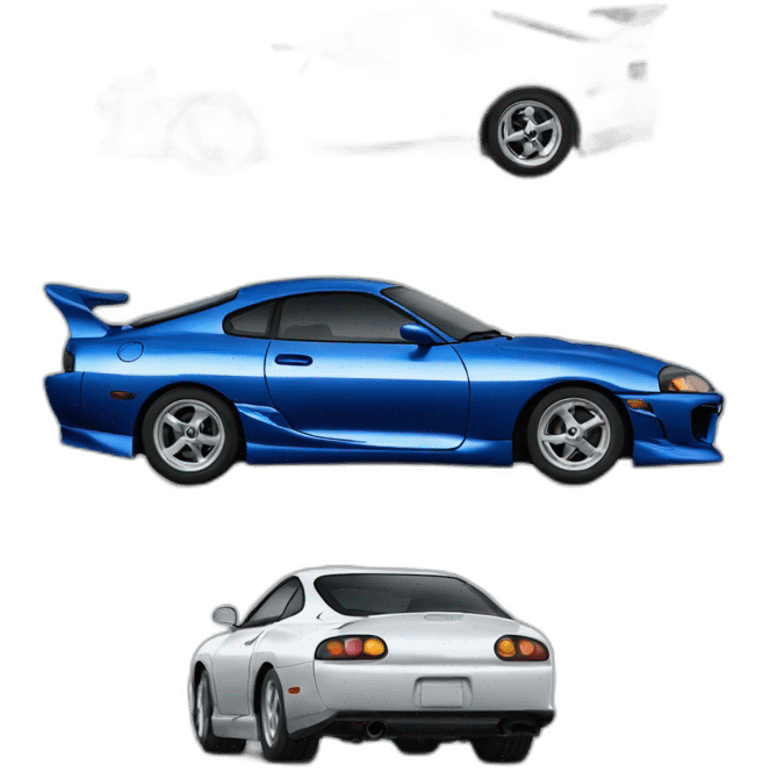 Toyota Supra fast and Furious emoji