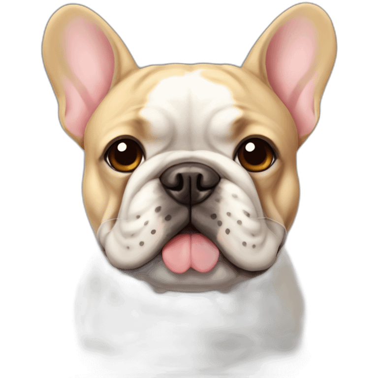 Fat bridge french bulldog emoji