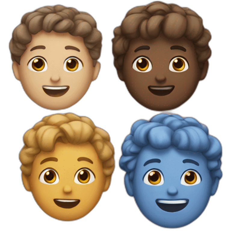 five friends emoji