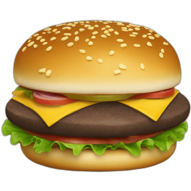 delicious burguer black angus emoji