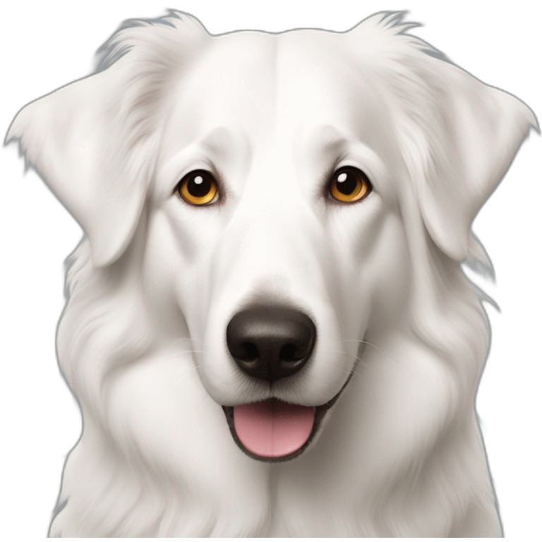 white Old english shepherd emoji