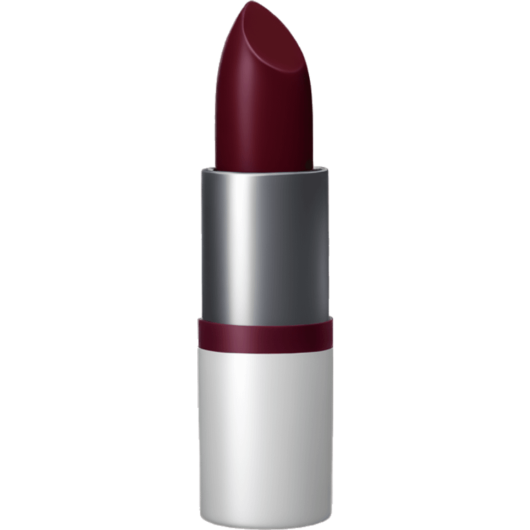 Burgundy lipstick stick emoji