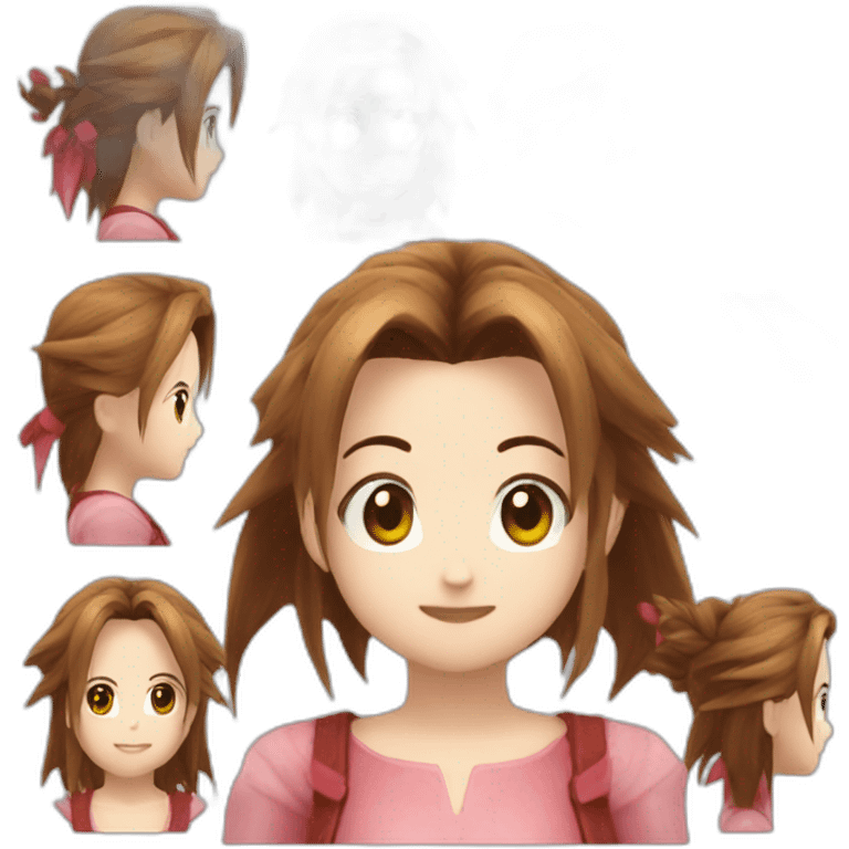 Final Fantasy 7 Aerith emoji