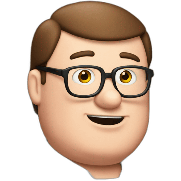 Peter Griffin with a map  emoji