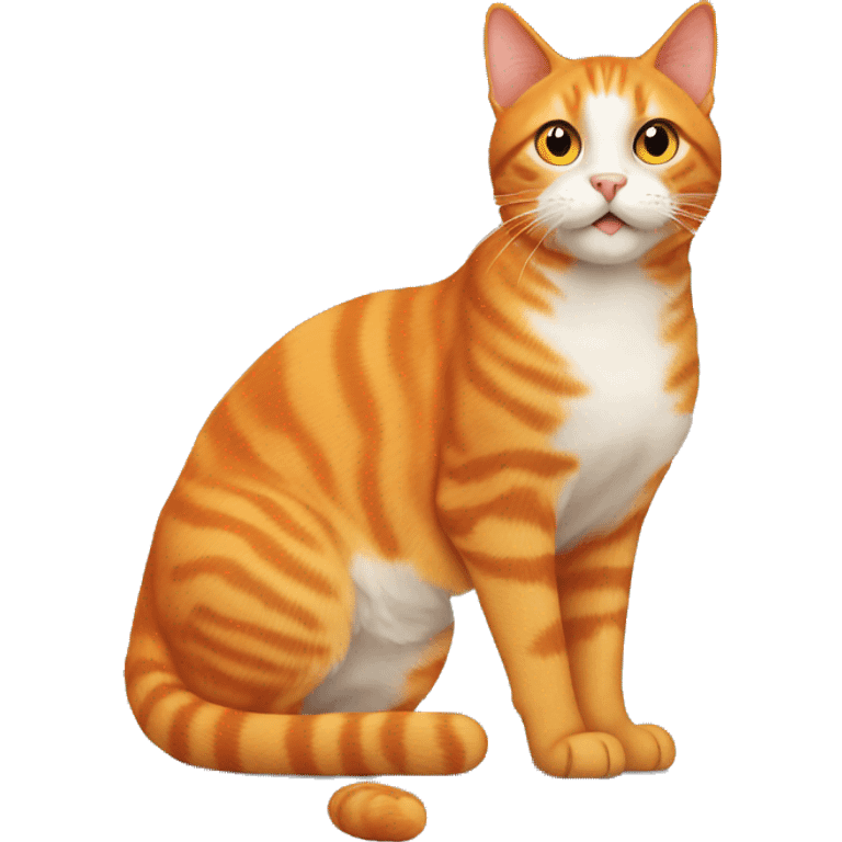 Orange cat emoji