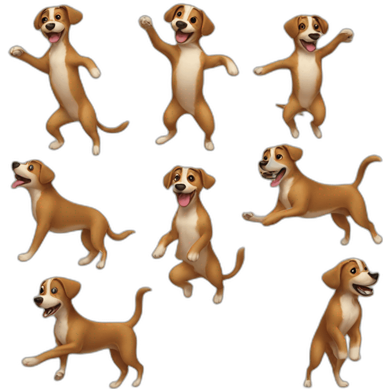 Dog dance emoji