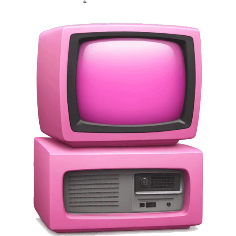 Pink tv emoji