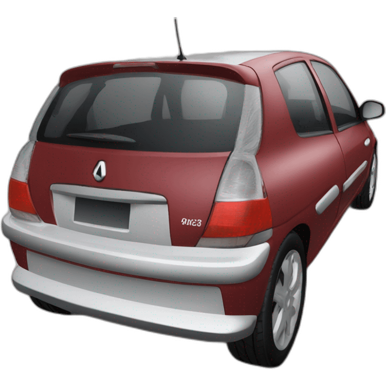 Renault 2003 clio red emoji