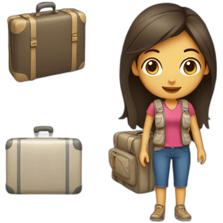 Travel girl emoji