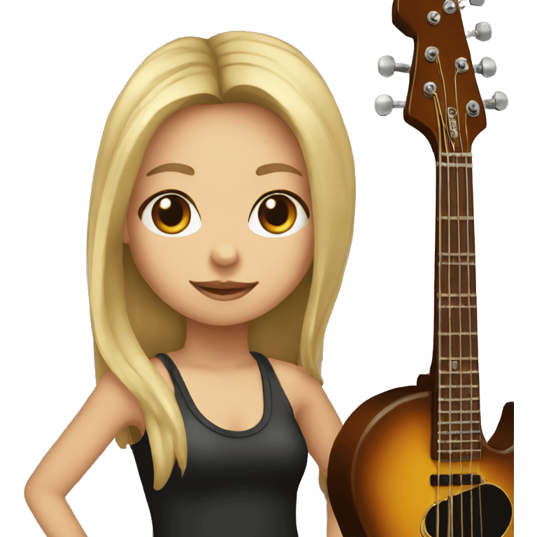 Girl bassist emoji