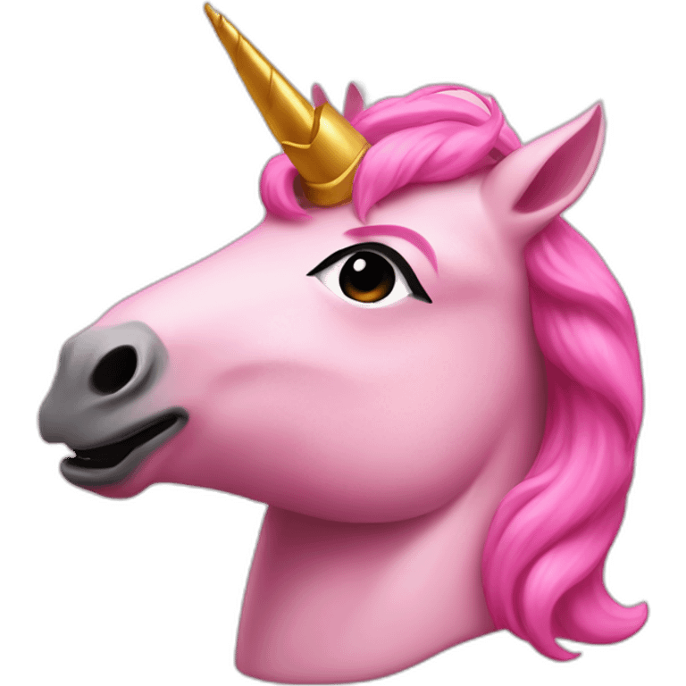 Francisco franco in a pink unicorn emoji