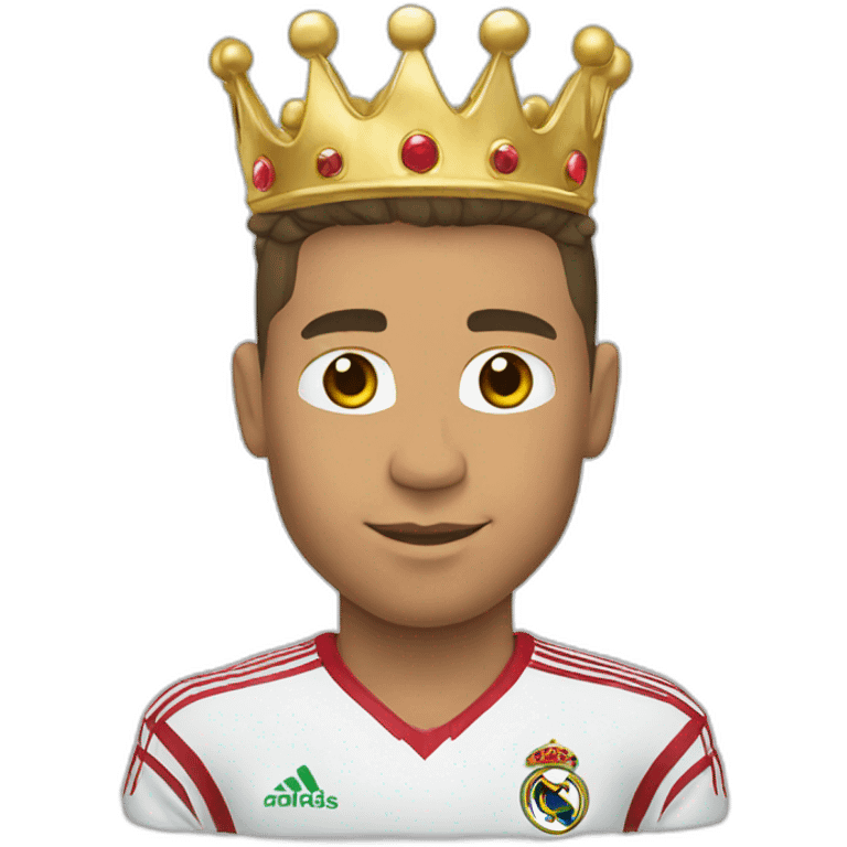 Ronaldo with crown emoji