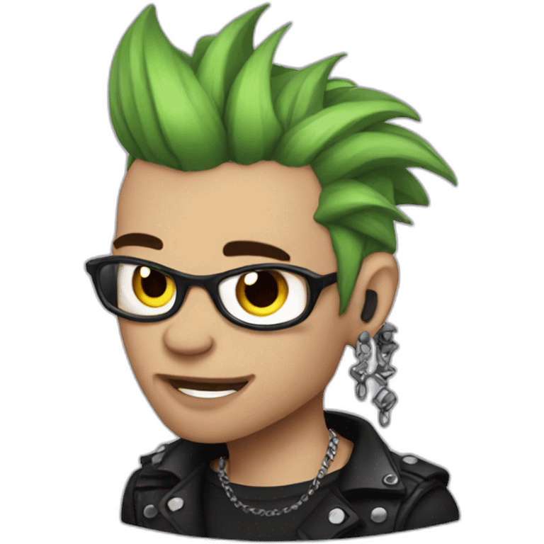 punk with piercings emoji