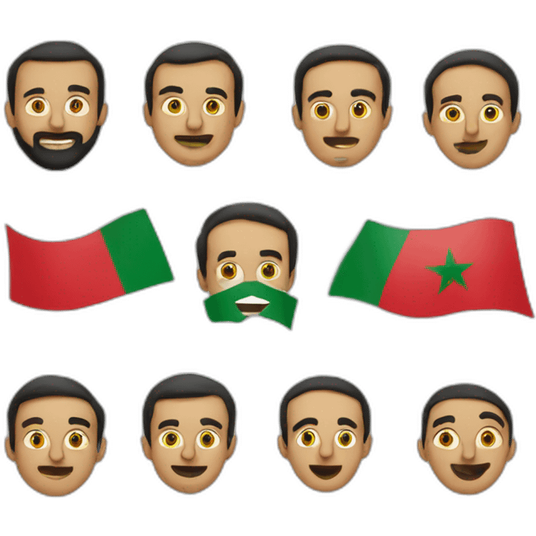 Algérie Maroc emoji