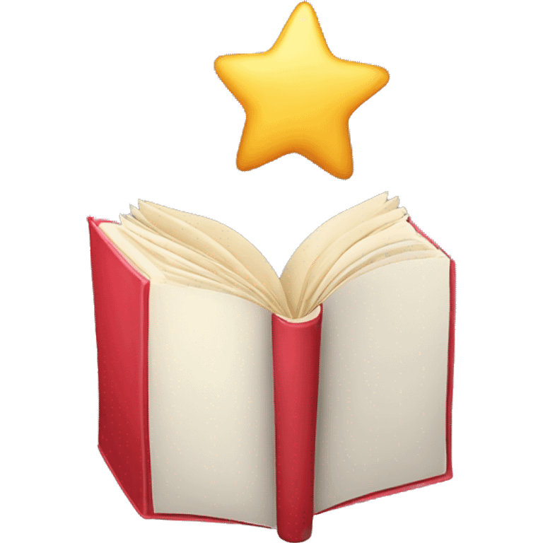 book with a star emoji