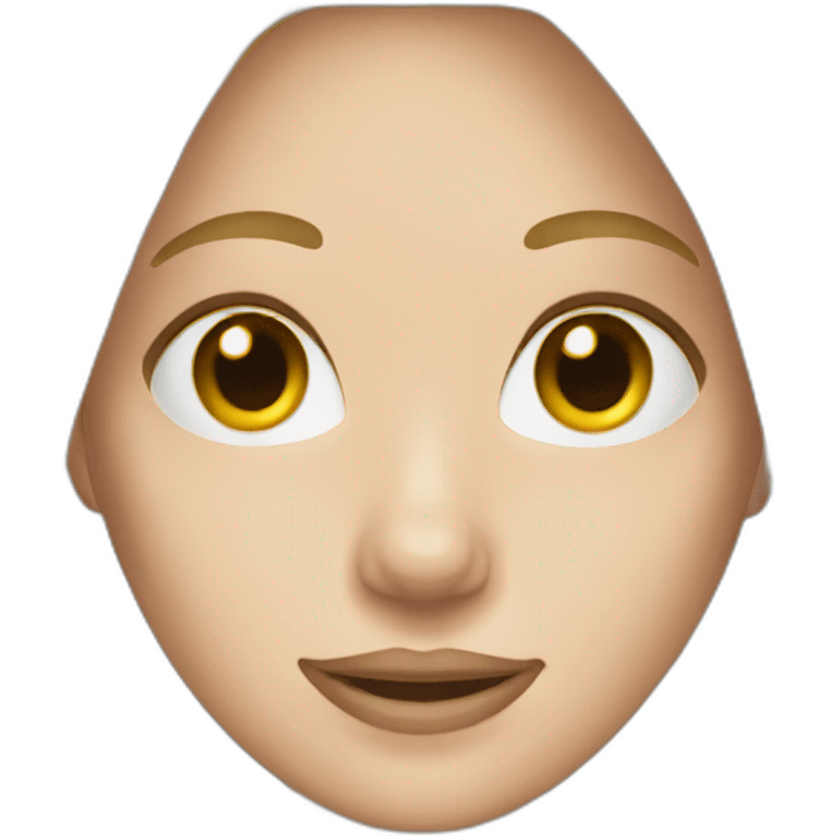 white woman with blonde straight hair emoji