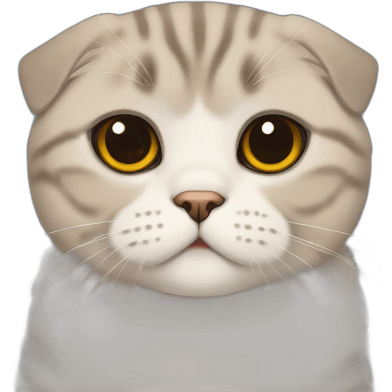 Scottish fold emoji