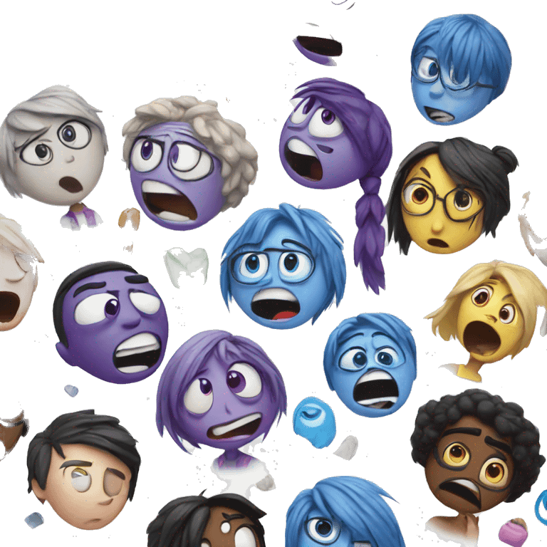 Inside out anxiety  emoji