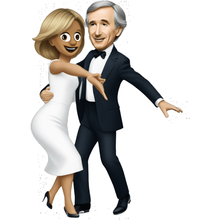 Bernard arnault dancing with mone emoji