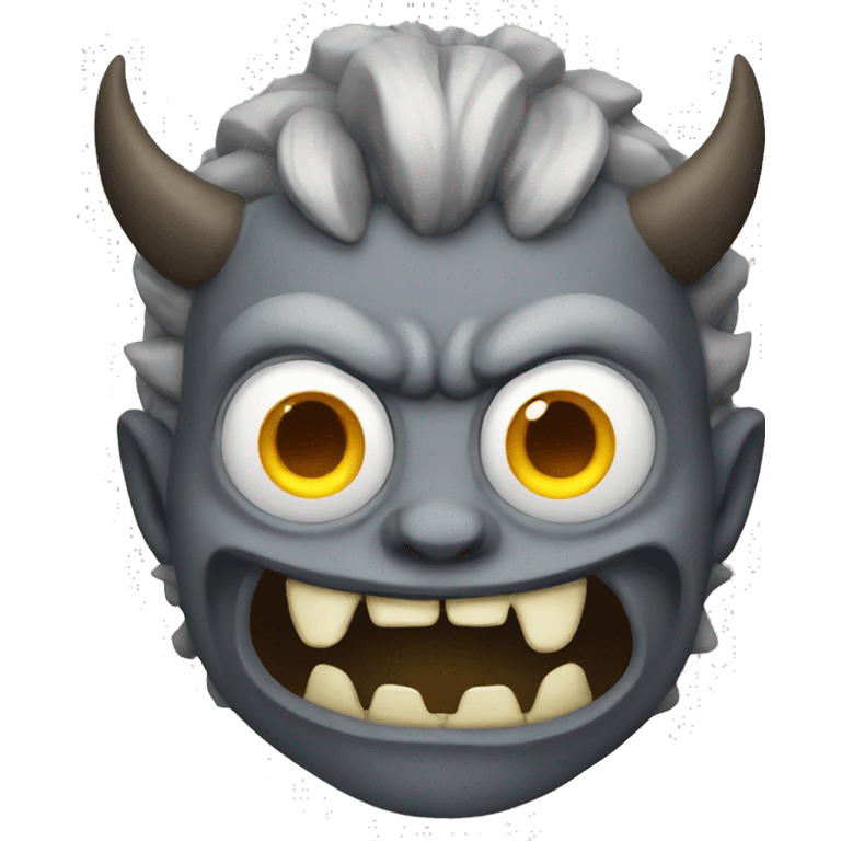 grey demon emoji