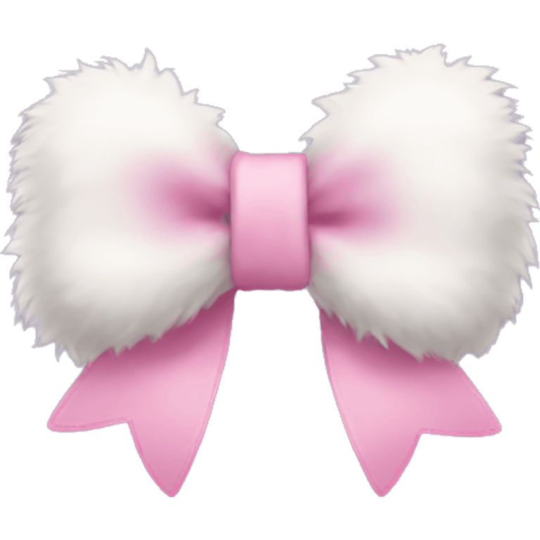 Fluffy bow emoji