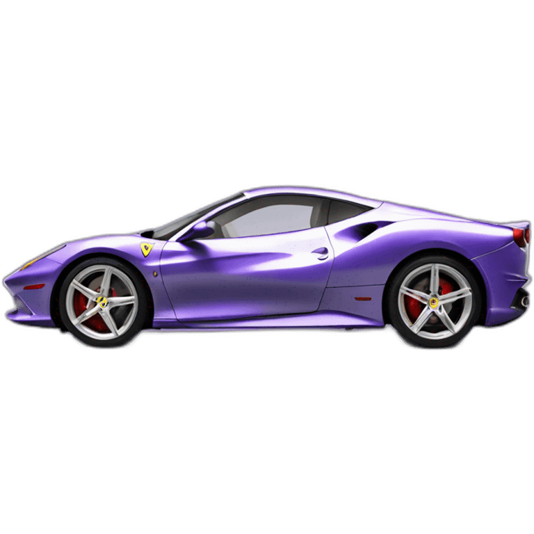 Ferrari violette emoji