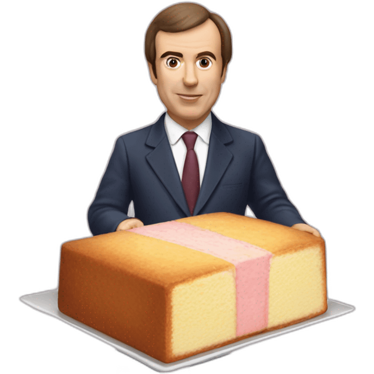 peter hitchens holding a battenberg cake emoji