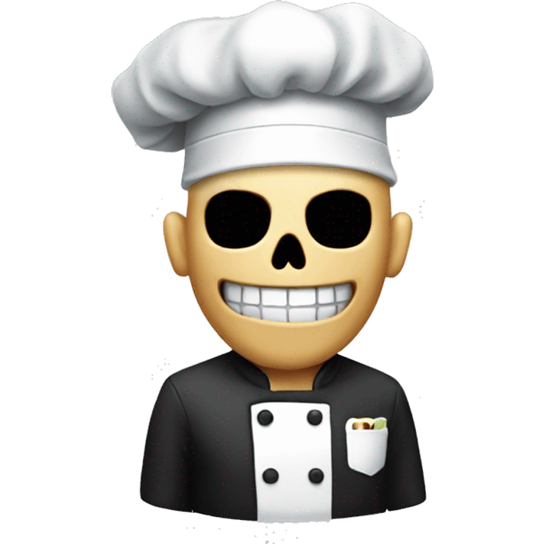 skull chef emoji