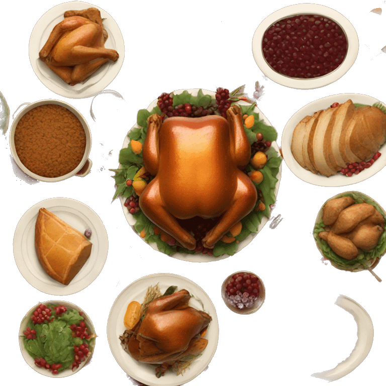 Thanksgiving feast emoji