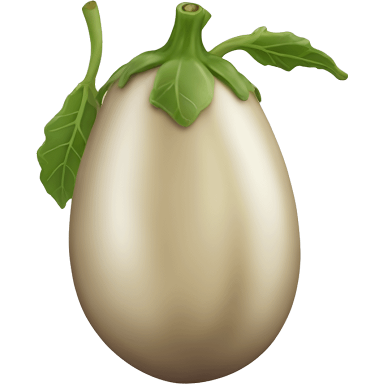 beige eggplant  emoji