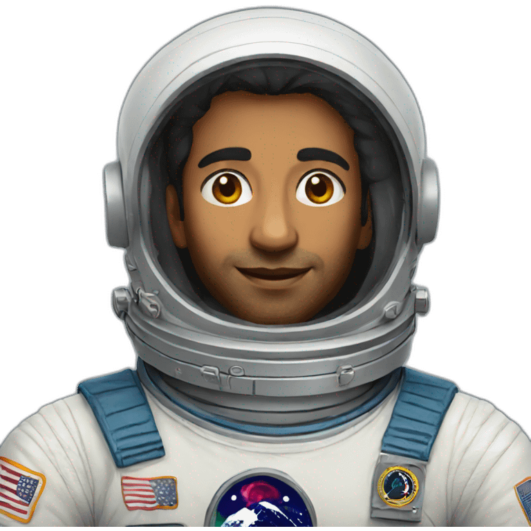 Indian astronaut emoji