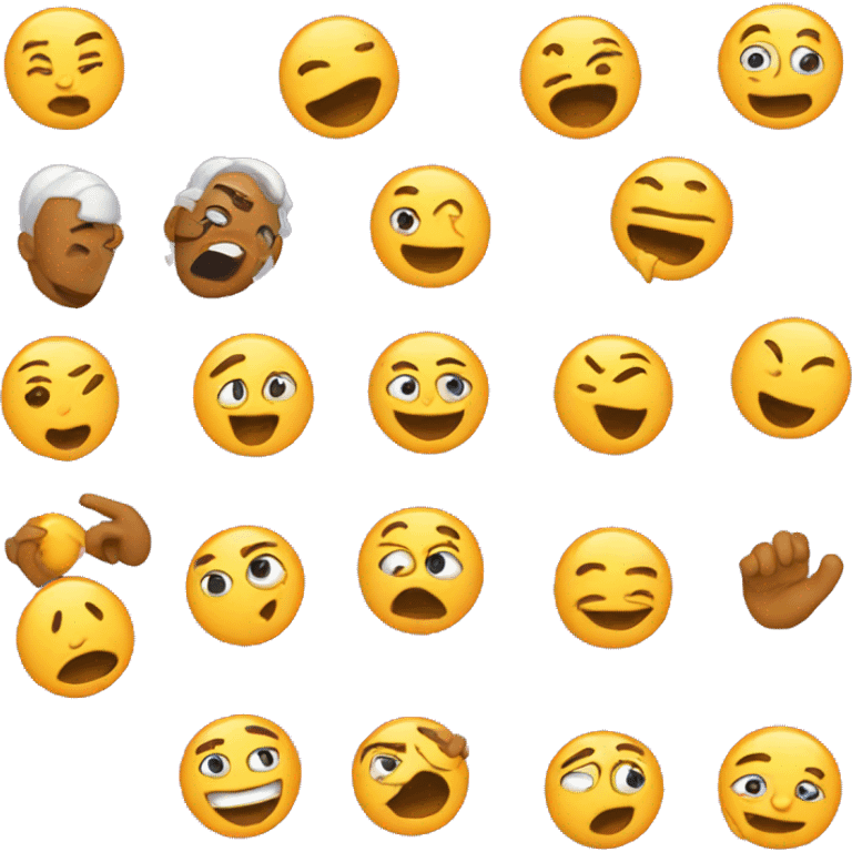 an emoji making fun emoji