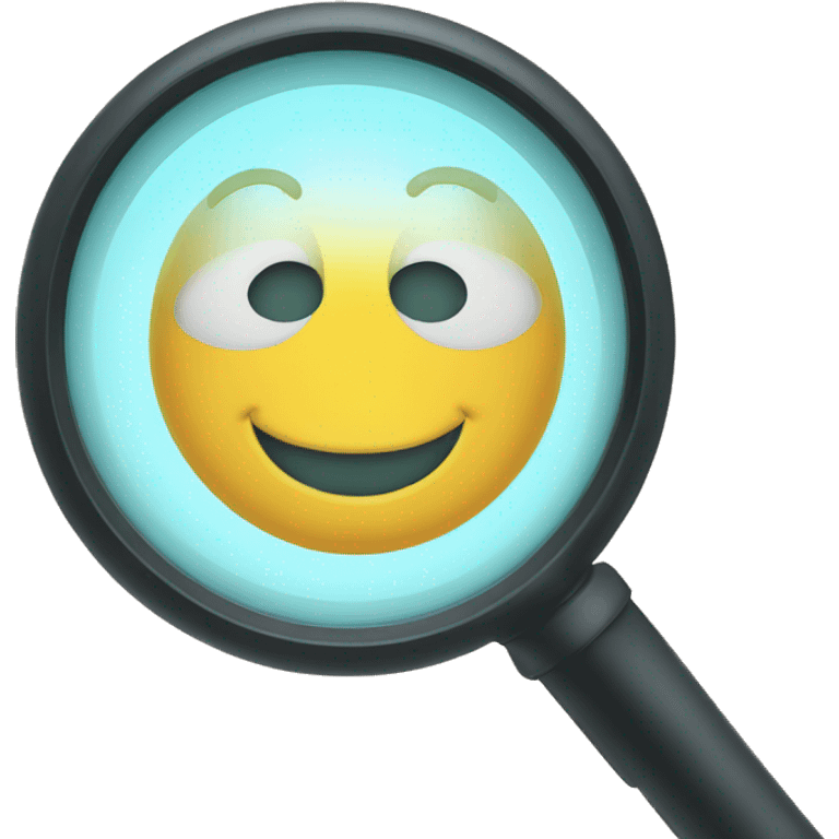 magnifying glass emoji