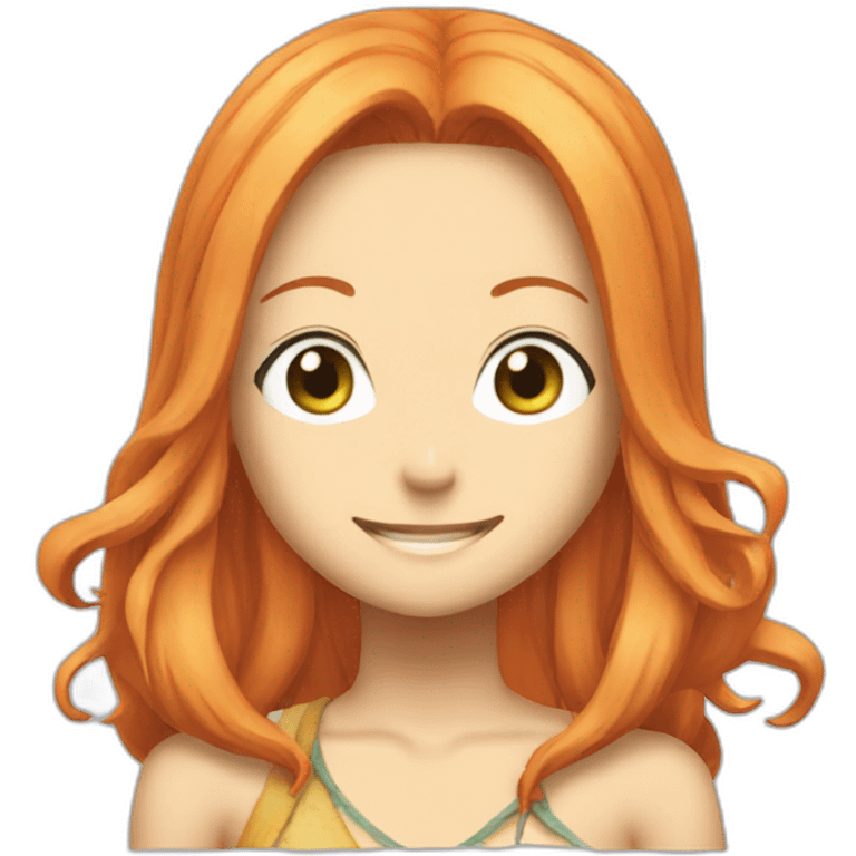 Nami one piece emoji