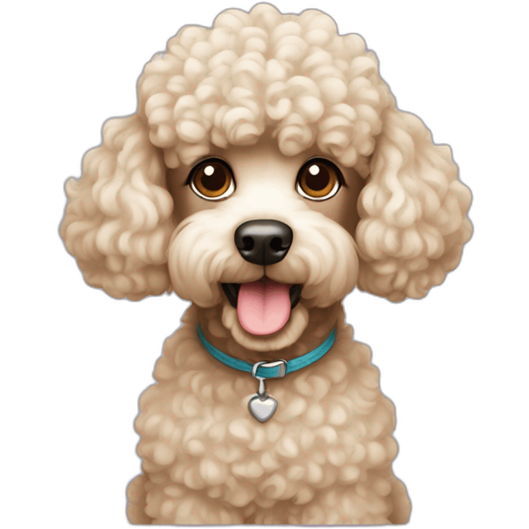 dog poodle emoji