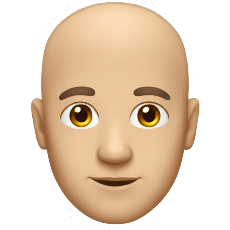 bald man emoji