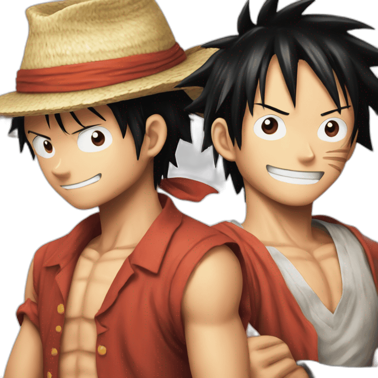 Luffy et ace emoji