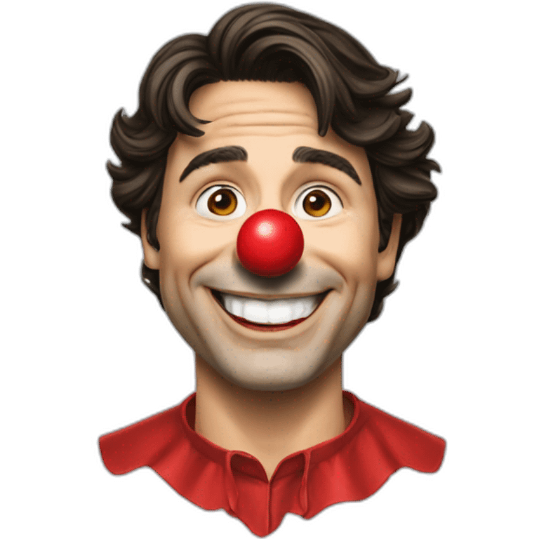 Justin Trudeau clown emoji