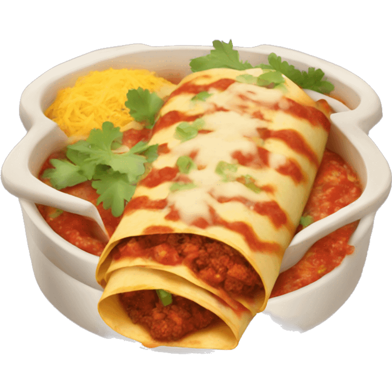 Enchiladas rojas emoji