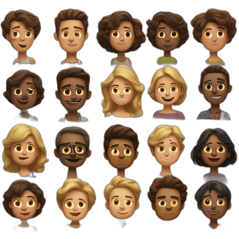 tiy story characters from pixar emoji