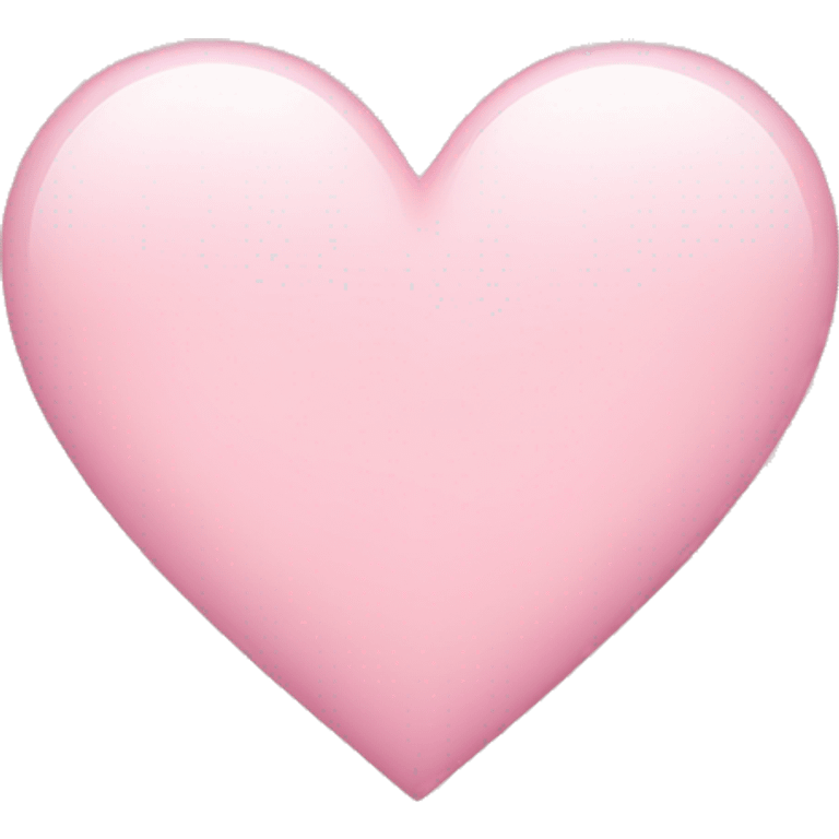 Light pink heart emoji